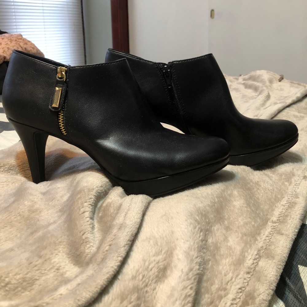 Shoes. Booties most size 8 1/2 or 9. Rarely worn.